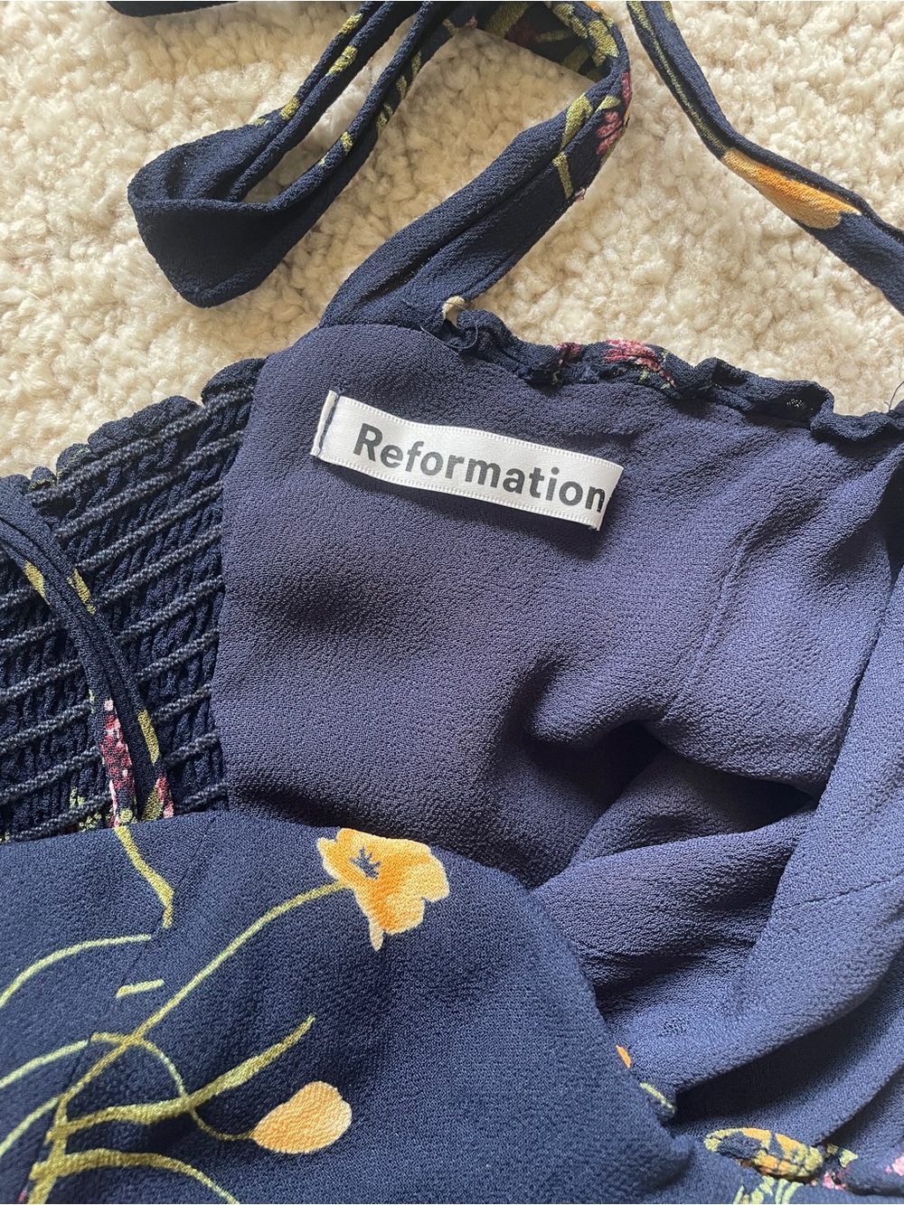 Reformation Nikita Dress In Mademoiselle size 8 - Picture 9 of 14